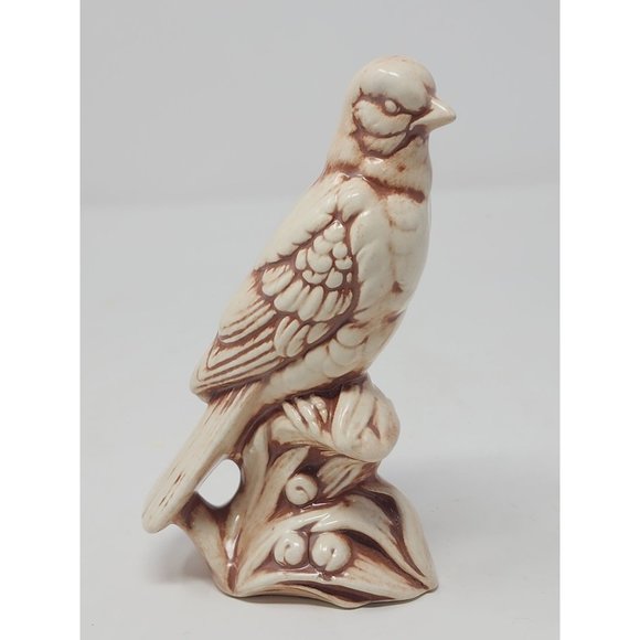 Red Barn‎ Ceramics Brown And White Bird Figurine Signed By Betty - Picture 3 of 10